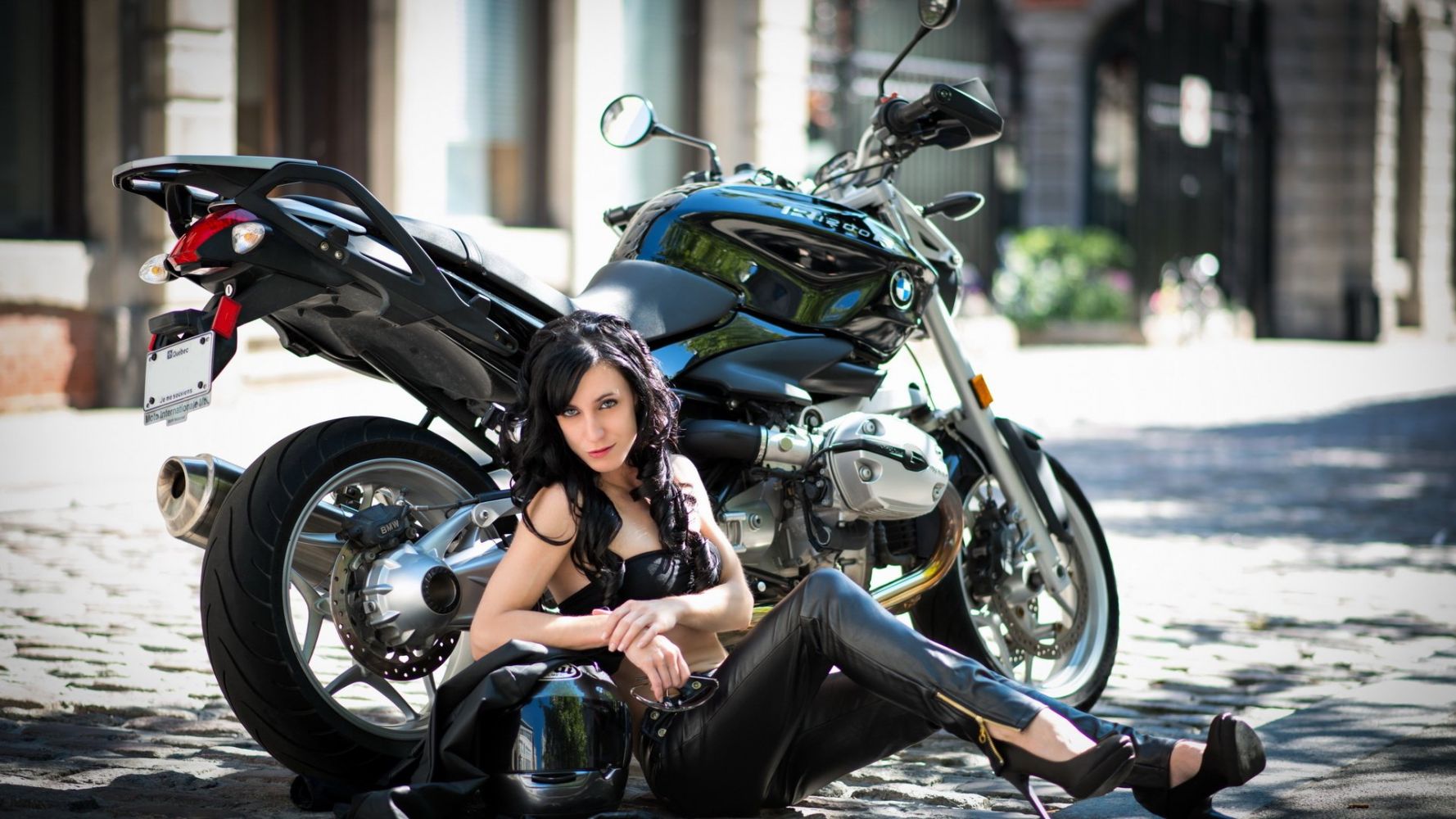 European women on bikes in Ljubljana