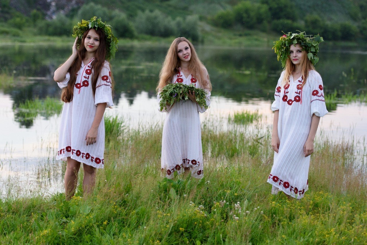 Slavic women in Ljubljana